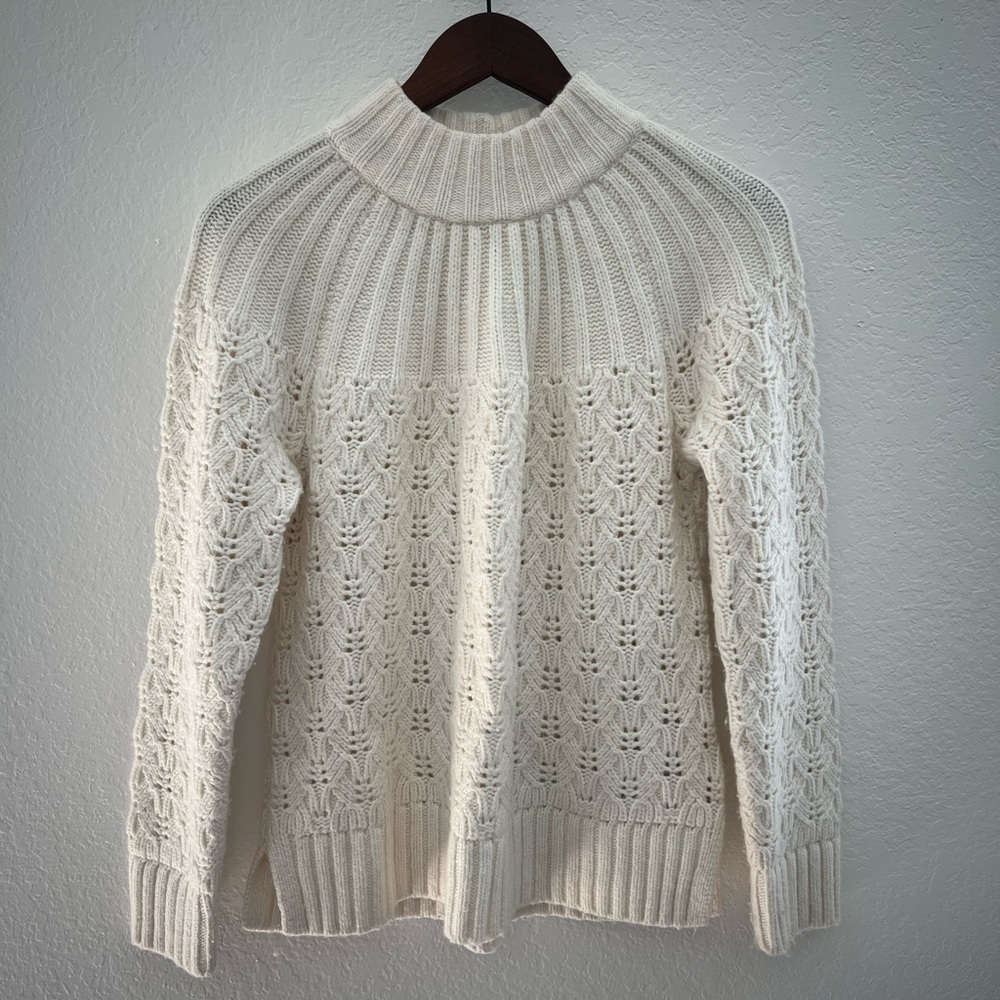 Madewell Size S Cream White Sweater